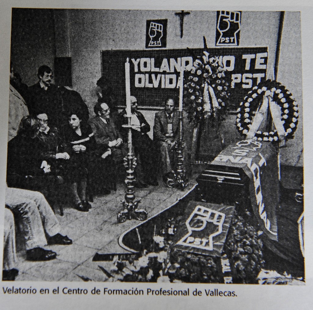 Velatorio de Yolanda González