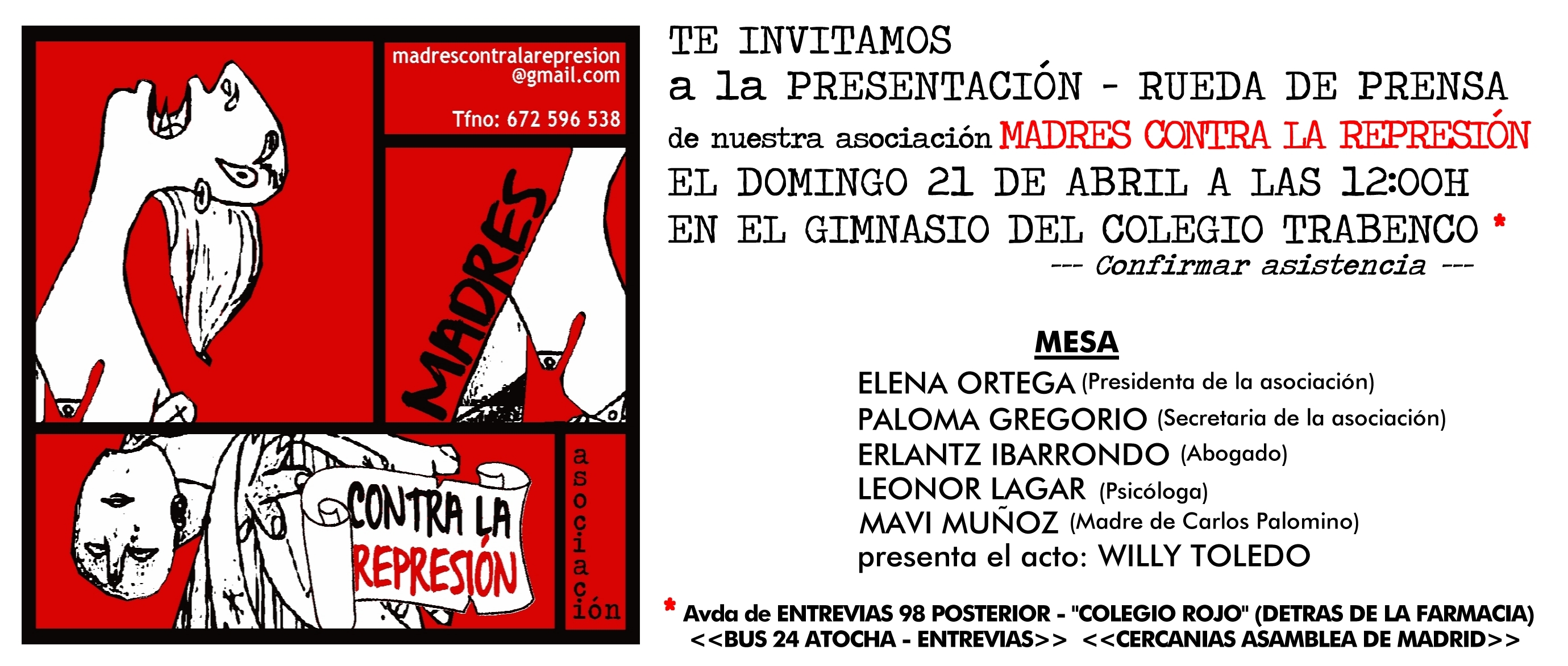 Madres contra la represión