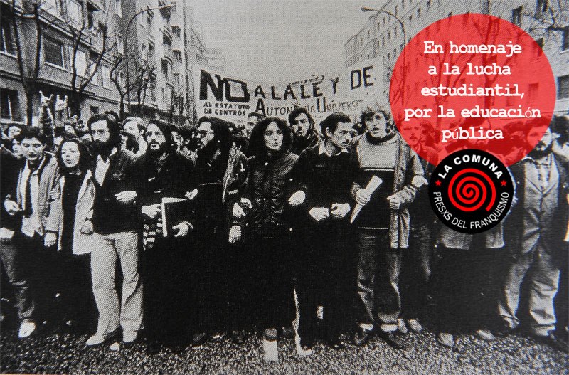Manifestación estudiantil