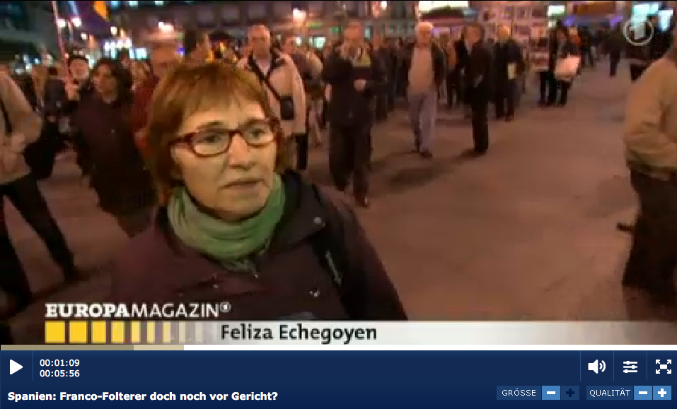 Reportaje querella en la televisión alemana