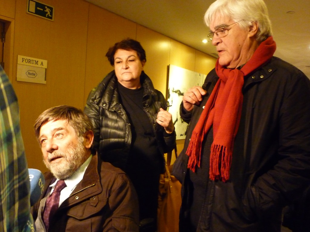 Carlos Slepoy, Ascensión Vargas y Chato Galante / Manuela Bergerot