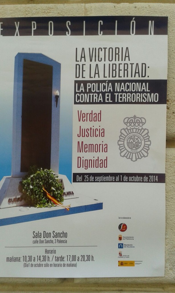 Cartel Policia Palencia 2014